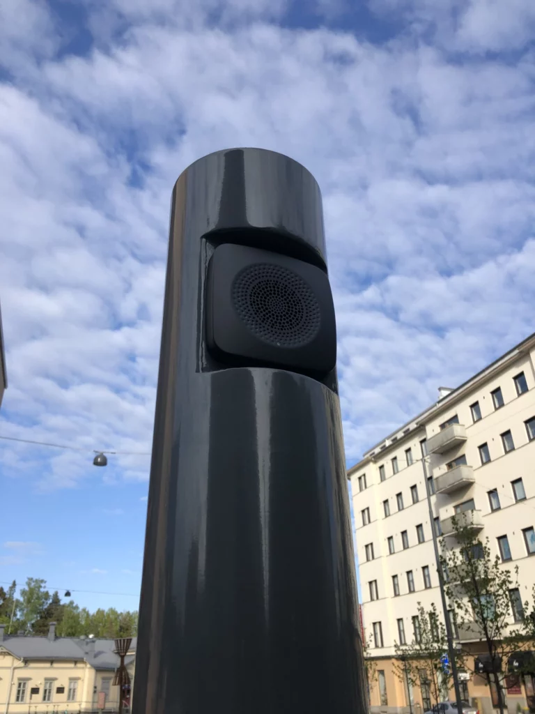 An audio beacon in Vaasa